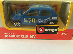 yzzr[@͌^ԁ@ԁ@[VOJ[ m[NI{bNXXP[bburago burago renault clio 16v cod 4160 annee 1983 echelle 143 en boite