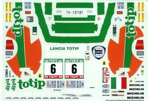 �y���������z�z�r�[�@�͌^�ԁ@�ԁ@���[�V���O�J�[ �����`�A�f���^�����[�f�J�[�����[�V���O�r�b�O124 lancia delta hf totip rally portogalloi 93 decal racing43 big24