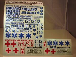 �y���������z�z�r�[�@�͌^�ԁ@�ԁ@���[�V���O�J�[ �f�J�[���R�����hdecals 118 croix rouge et ambulances part 1 colorado 1820