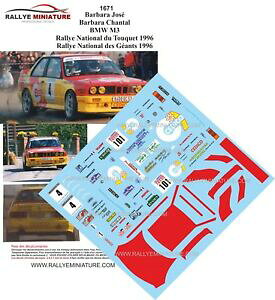 �y���������z�z�r�[�@�͌^�ԁ@�ԁ@���[�V���O�J�[ �f�J�[���W���C�A���c�����[�z�Z�o�[�o�������[decals 132 ref 1671 bmw m3 e30 jose barbara rallye des geants 1996 rally