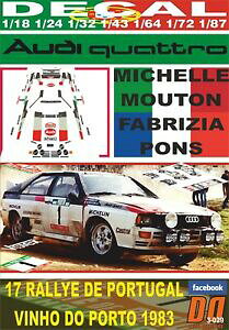 yzzr[@͌^ԁ@ԁ@[VOJ[ fJ[AEfBNg|gKdecal audi quattro a1 mmouton r de portugal 1983 2nd 02