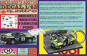 yzzr[@͌^ԁ@ԁ@[VOJ[ fJ[AEfBNganexo decal 143 audi quattro mmouton 1000 lakes 1981 02