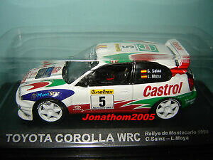 yzzr[@͌^ԁ@ԁ@[VOJ[ g^J[eJ[TCctoyota corolla wrc 5 rallye monte carlo 1998 c sainz l moya au 143