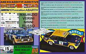 yzzr[@͌^ԁ@ԁ@[VOJ[ fJ[tBAbgAoganexo decal 143 fiat 131 abarth mverini rac 1977 02