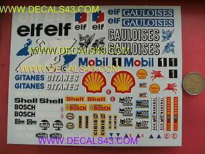 �y���������z�z�r�[�@�͌^�ԁ@�ԁ@���[�V���O�J�[ �f�J�[���f�J�[���G���t�W�v�V�[�{�b�V���V�F�����[�r��decals decalcomanie big planche 118 elf gitanes gauloises shell bosch mobil