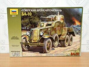 �y���������z�z�r�[�@�͌^�ԁ@�ԁ@���[�V���O�J�[ �\�r�G�g�X�J��zvezda 3617 soviet armored car ba10 , scala 135