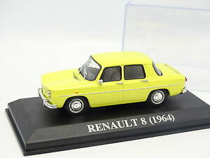 【送料無料】ホビー 模型車 車 レーシングカー ネットワークルノーイエローixo presse 143 renault 8 jaune 1964
