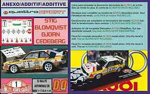 yzzr[@͌^ԁ@ԁ@[VOJ[ fJ[AEfBNgX|[canexo decal 143 audi quattro sport hb sblomqvist rmotecarlo 1985 01