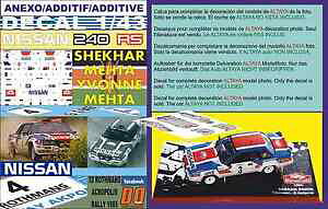 yzzr[@͌^ԁ@ԁ@[VOJ[ fJ[s[anexo decal 143 nissan 240 rs smehta acropolis r 1985 4th 01