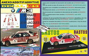 �y���������z�z�r�[�@�͌^�ԁ@�ԁ@���[�V���O�J�[ �f�J�[���R���V�Janexo decal 143 bmw m3 bbeguin tde corse 1988 7th 01