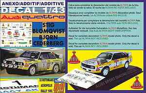 yzzr[@͌^ԁ@ԁ@[VOJ[ fJ[AEfBNgX|[canexo decal 143 audi quattro sport sblomqvist acropolis r 1985 2nd 01