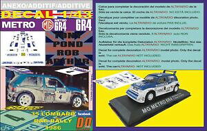�y���������z�z�r�[�@�͌^�ԁ@�ԁ@���[�V���O�J�[ �f�J�[��anexo decal 143 mg metro 6r4 tpond rac 1986 6th 01