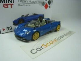 【送料無料】ホビー　模型車　車　レーシングカー ロードスターハンドルモデルミニフランシアpagani huayra roadster lhd 164 tsm model mini gt blue francia