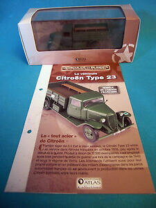 yzzr[@͌^ԁ@ԁ@[VOJ[ VgG^CvAgXvehicules et blindes citroen type 23 edition atlas 143