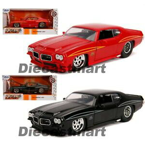 yzzr[@͌^ԁ@ԁ@[VOJ[ |eBAbNubNbh~j`AJ[jada 124 grand temps muscle 1971 pontiac gto noirrouge voiture miniature