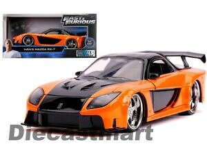 yzzr[@͌^ԁ@ԁ@[VOJ[ n}c_IW~j`AJ[tBfast amp; furious hans mazda rx7 orange jada 124 30732 voiture miniature film