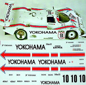 yzzr[@͌^ԁ@ԁ@[VOJ[ |VFjbZEH[J[fJ[fJ[porsche 962 c yokohama 10 knissen walker 143 autocollant decalcomanie