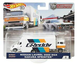 yzzr[@͌^ԁ@ԁ@[VOJ[ zbg`[gX|[g[TNXv^[hot wheels car culture team transport nissan laurel 2000 sgx sakura sprinter