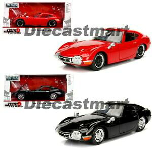 yzzr[@͌^ԁ@ԁ@[VOJ[ g^~j`AJ[ubNbhpbP[Wjada 124 jdm 1967 toyota 2000gt voiture miniature noirred 30447 neuf emballe