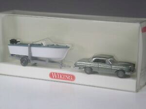 yzzr[@͌^ԁ@ԁ@[VOJ[ gbvZfX[^{[gO[^bNJbgtop wiking mercedes 250 se coupe vert metallique avec bateau a moteur in ovp