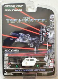 【送料無料】ホビー　模型車　車　レーシングカー ハリウッドシリーズマシングリーンダッジモナコターミネータgreenlight hollywood series 19 vert machine 1977 dodge monaco the terminator
