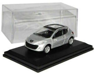 yzzr[@͌^ԁ@ԁ@[VOJ[ vW[hAx[XV[P[Xpeugeot 207 3 portes argent ab 2007 avec socle et vitrine 143 modellcarsonlin