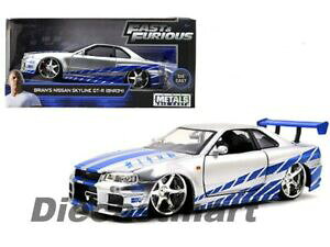 yzzr[@͌^ԁ@ԁ@[VOJ[ uCAXJCCjada 97158 2 rapide 2 furieux de brian 1999 nissan skyline gt r r34 124 argent