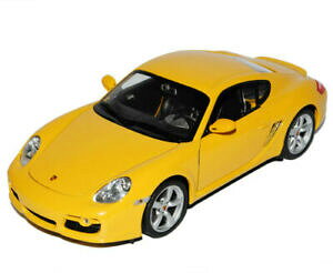 yzzr[@͌^ԁ@ԁ@[VOJ[ |VFPC}fporsche caimans s 987c jaune coupe 20052013 124 welly modele auto avec ou ohn
