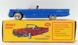 【送料無料】ホビー　模型車　車　レーシングカー アトラスエディションフォードサンダーバードatlas editions dinky toys 555ford thunderbird cabrioletbleu