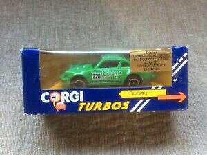 �y���������z�z�r�[�@�͌^�ԁ@�ԁ@���[�V���O�J�[ �|���V�F�N�[�y���f��porsche 911 coupe foltene green 143 diecast model * tres bon etat boxed *