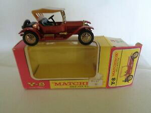 �y���������z�z�r�[�@�͌^�ԁ@�ԁ@���[�V���O�J�[ �r���e�[�W�}�b�`�{�b�N�Xvintage matchbox lesney voiture y8 1914 stutz boite