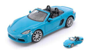yzzr[@͌^ԁ@ԁ@[VOJ[ |VF{NX^[JuIfporsche 718 boxster cabriolet bluegreen 124 model 21087b bburago