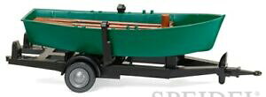 yzzr[@͌^ԁ@ԁ@[VOJ[ {[gg[[wiking 009401 187 remorque avec bateau a rames vert