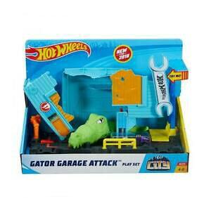 �y���������z�z�r�[�@�͌^�ԁ@�ԁ@���[�V���O�J�[ �z�C�[���K���[�Wmattelhot wheels citynemesis playset gator garageneuf