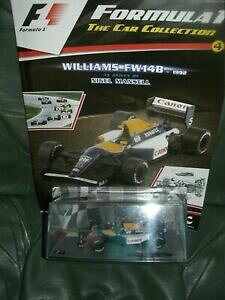 yzzr[@͌^ԁ@ԁ@[VOJ[ RNVEBAYiCWF}Zff1 collection williams fw14b nigel mansell model and magazine