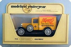 【送料無料】ホビー　模型車　車　レーシングカー マッチモデルフォードmatchbox models yesteryear y22 1930 ford a maggis