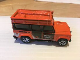【送料無料】ホビー　模型車　車　レーシングカー オレンジマッチランドローバーディフェンダーmatchbox land rover defender en orange