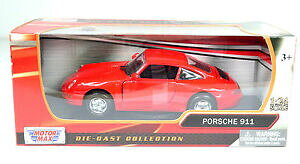 �y���������z�z�r�[�@�͌^�ԁ@�ԁ@���[�V���O�J�[ �|���V�F���b�h�X�P�[��porsche 911 993 rouge echelle 124 de motormax