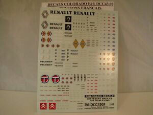 yzzr[@͌^ԁ@ԁ@[VOJ[ fJ[St`obWtXRhobWdecals 143 logos french badges ecussons voitures francaises colorado 4307