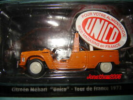 【送料無料】ホビー　模型車　車　レーシングカー ツールドフランスシトロエンユニコtour de france 1972 citroen mehari unico au 143
