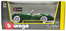 【送料無料】ホビー　模型車　車　レーシングカー ジャガーロードスターグリーンスケールjaguar xk 120 roadster annee 1951 vert echelle 124 de bburago
