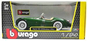 yzzr[@͌^ԁ@ԁ@[VOJ[ WK[[hX^[O[XP[jaguar xk 120 roadster annee 1951 vert echelle 124 de bburago