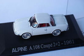 【送料無料】ホビー　模型車　車　レーシングカー アルパインカットaltaya alpine a108 coupe 22 1961 143