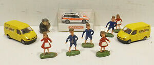 yzzr[@͌^ԁ@ԁ@[VOJ[ Zbgeset 2 rietze post vehicules 1 wiking ambulance et 6 modelisme figurines