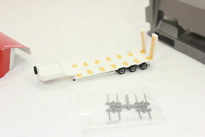 yzzr[@͌^ԁ@ԁ@[VOJ[ g[[zCg{bNXherpa 076371 blanc remorque 3 axe goldhofer avec rampes 187 h0 neuf dans neuf dans sa boite