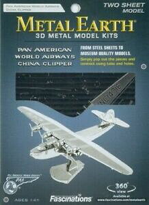 �y���������z�z�r�[�@�͌^�ԁ@�ԁ@���[�V���O�J�[ �p���i���N���b�p�[���^���A�[�Xpan am china clipper fascinations metal earth fa mms103