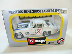yzzr[@͌^ԁ@ԁ@[VOJ[ ZfXxcJJ[[X{bNX{bNXburago 0130 1954 mercedesbenz 300sl carrera voiture de course 124 en parfait etat, dans sa boitebo