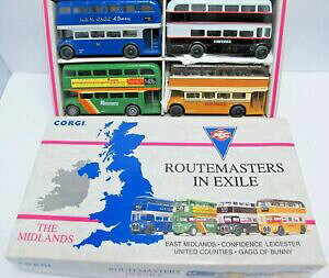 yzzr[@͌^ԁ@ԁ@[VOJ[ oXR[M[corgi 97067 routmasters en exil 4 midland bus setcret 2442