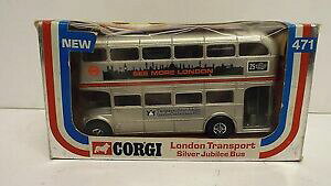yzzr[@͌^ԁ@ԁ@[VOJ[ R[M[oXhVo[Wr[corgi 471 london bus silver jubilee boxed c306
