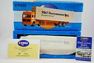 �y���������z�z�r�[�@�͌^�ԁ@�ԁ@���[�V���O�J�[ corgi 98103 volvo globetrotter camion amp; pamp;o conteneur remorque edition limitee